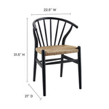 Flourish Spindle Wood Dining Side Chair by Modway