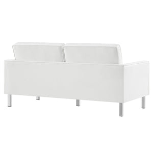 Loft 2-Piece Tufted Vegan Leather Furniture Set by Modway