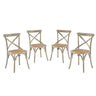 Gear Dining Side Chair Set of 4 by Modway
