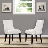 Marquis Faux Leather Dining Chair Set of 2 by Modway