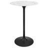 Lippa 28" Round Faux Marble Bar Table by Modway