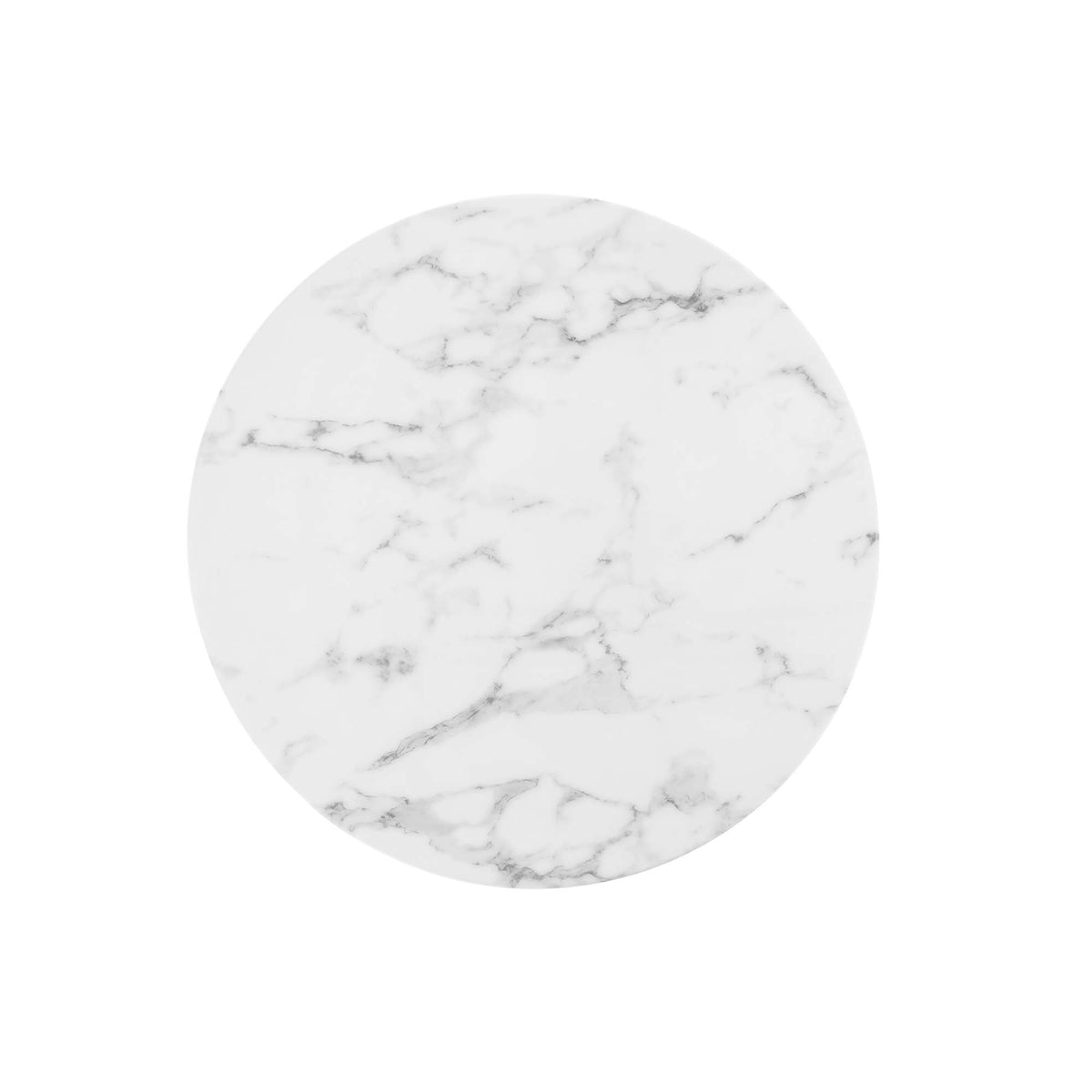 Lippa 28" Round Faux Marble Bar Table by Modway