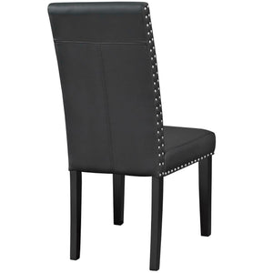 Parcel Vinyl Dining Side Chair Set of 2 by Modway