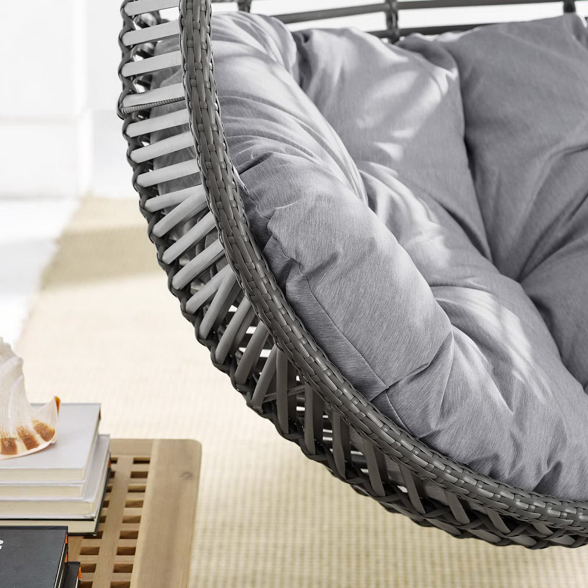 Garner Teardrop Outdoor Patio Swing Chair by Modway