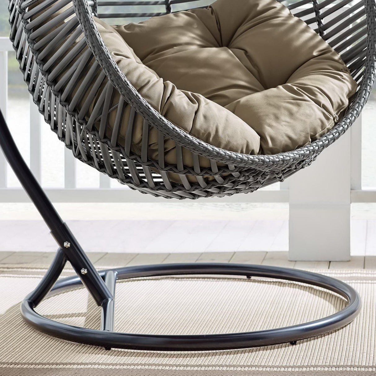 Garner Teardrop Outdoor Patio Swing Chair by Modway
