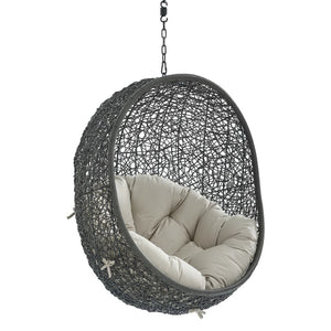 Hide Patio Swing Chair with Sunbrella Fabric by Modway