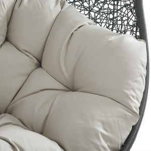 Hide Patio Swing Chair with Sunbrella Fabric by Modway