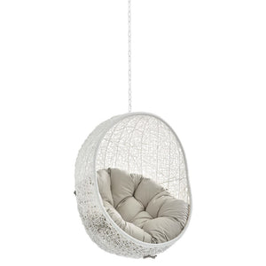 Hide Patio Swing Chair with Sunbrella Fabric by Modway