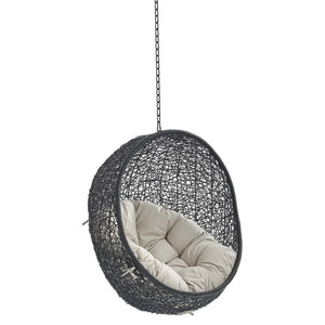 Encase Sunbrella Fabric Swing Outdoor Patio Lounge Chair Without Stand by Modway