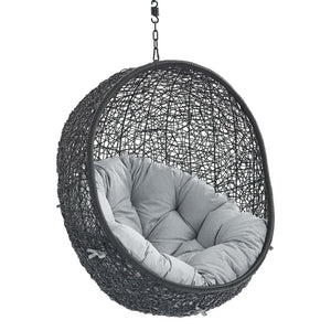 Encase Sunbrella Fabric Swing Outdoor Patio Lounge Chair Without Stand by Modway