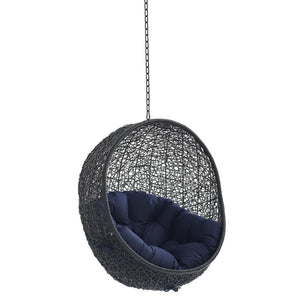 Encase Sunbrella Fabric Swing Outdoor Patio Lounge Chair Without Stand by Modway