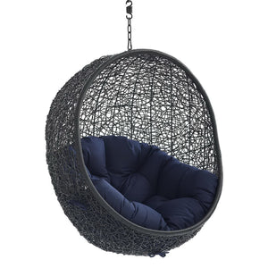 Encase Sunbrella Fabric Swing Outdoor Patio Lounge Chair Without Stand by Modway