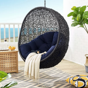 Encase Sunbrella Fabric Swing Outdoor Patio Lounge Chair Without Stand by Modway