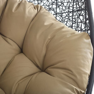 Encase Swing Outdoor Patio Lounge Chair Without Stand by Modway