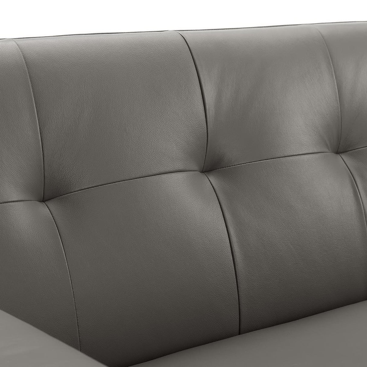Engage Top-Grain Leather Living Room Lounge Sofa by Modway