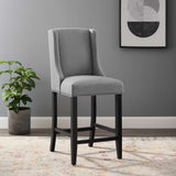 Baron Upholstered Fabric Counter Stool by Modway