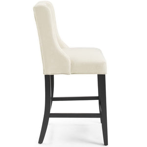 Baronet Tufted Button Upholstered Fabric Counter Stool by Modway