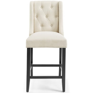 Baronet Tufted Button Upholstered Fabric Counter Stool by Modway