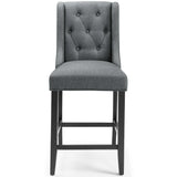 Baronet Tufted Button Upholstered Fabric Counter Stool by Modway