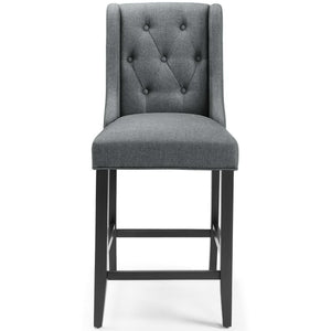Baronet Tufted Button Upholstered Fabric Counter Stool by Modway