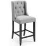 Baronet Tufted Button Upholstered Fabric Counter Stool by Modway