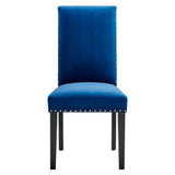 Parcel Performance Velvet Dining Side Chairs Set of 2 by Modway
