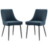 Viscount Upholstered Fabric Dining Chairs Set of 2 by Modway