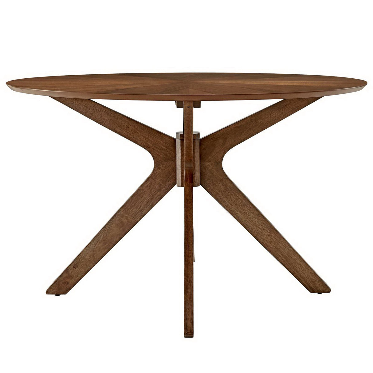 Crossroads 47" Round Wood Dining Table by Modway