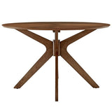 Crossroads 47" Round Wood Dining Table by Modway