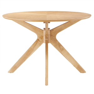 Crossroads 63" Oval Wood Dining Table by Modway