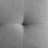 Privy Black Stainless Steel Upholstered Fabric Counter Stool by Modway