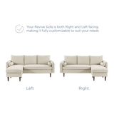 Revive Upholstered Right or Left Sectional Sofa by Modway
