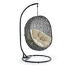 Hide Outdoor Patio Swing Chair with Stand