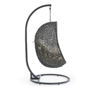 Hide Outdoor Patio Swing Chair with Stand