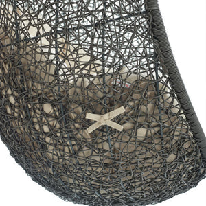 Hide Outdoor Patio Swing Chair with Stand