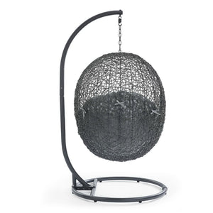 Hide Outdoor Patio Swing Chair with Stand