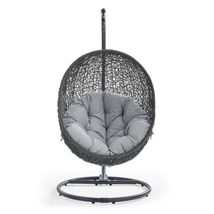 Hide Outdoor Patio Swing Chair with Stand