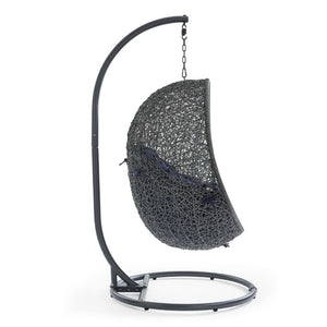 Hide Outdoor Patio Swing Chair with Stand