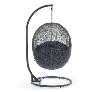 Hide Outdoor Patio Swing Chair with Stand