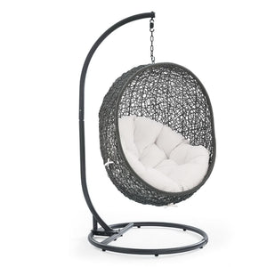 Hide Outdoor Patio Swing Chair with Stand