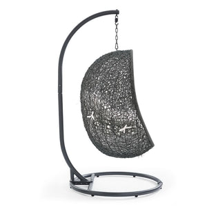 Hide Outdoor Patio Swing Chair with Stand