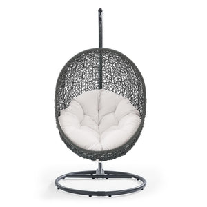 Hide Outdoor Patio Swing Chair with Stand