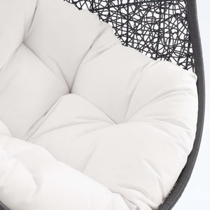 Hide Outdoor Patio Swing Chair with Stand