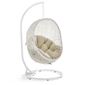 Hide Outdoor Patio Swing Chair with Stand