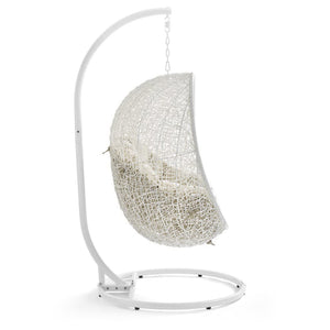 Hide Outdoor Patio Swing Chair with Stand