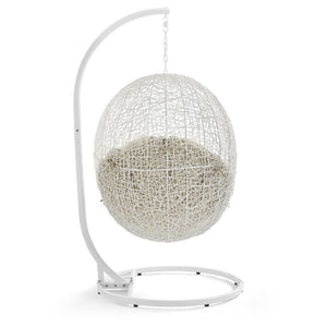 Hide Outdoor Patio Swing Chair with Stand
