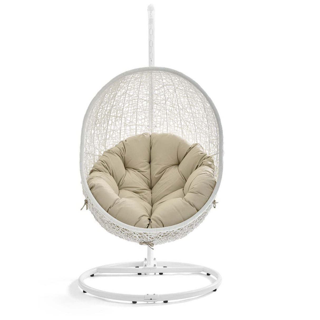 Hide Outdoor Patio Swing Chair with Stand
