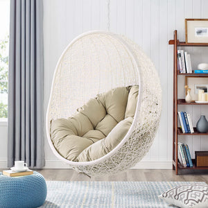 Hide Outdoor Patio Swing Chair with Stand