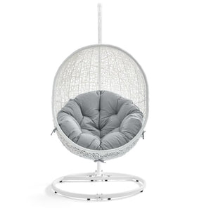 Hide Outdoor Patio Swing Chair with Stand