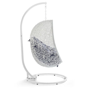 Hide Outdoor Patio Swing Chair with Stand